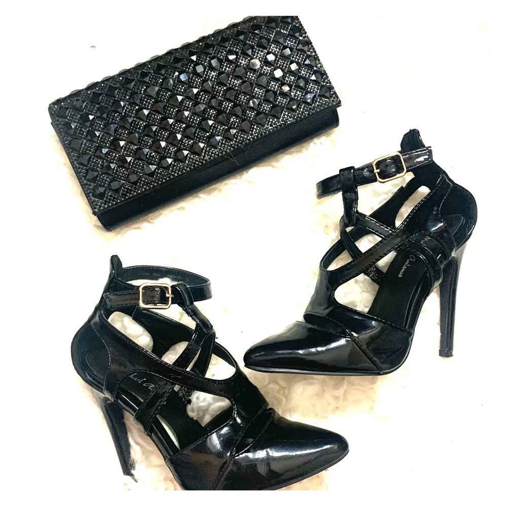 Michael Antonio 3-inch strap heels
